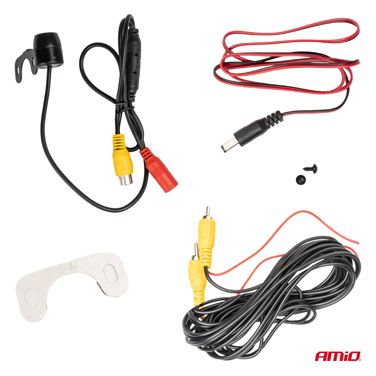 AMIO - Καμερα Οπισθοπορειας 12V LED Με Nyχτερινη Ληψη Και Μεταλλικη Βαση Στηριξης HD-320 LED - 1 Tem. (03532/AM) - Thumbnail 2