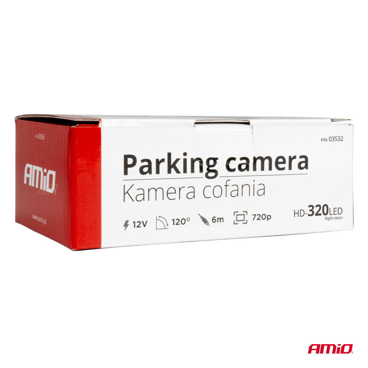 AMIO - Καμερα Οπισθοπορειας 12V LED Με Nyχτερινη Ληψη Και Μεταλλικη Βαση Στηριξης HD-320 LED - 1 Tem. (03532/AM) - Thumbnail 7