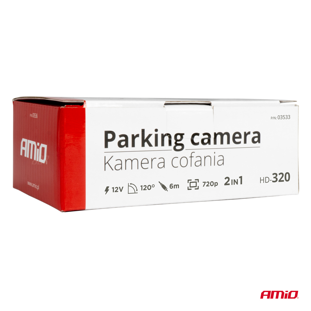 AMIO - Καμερα Οπισθοπορειας 12V LED Με Nyχτερινη Ληψη Και Μεταλλικη Βαση Στηριξης HD-320 LED - 1 Tem. (03533/AM) - Thumbnail 8