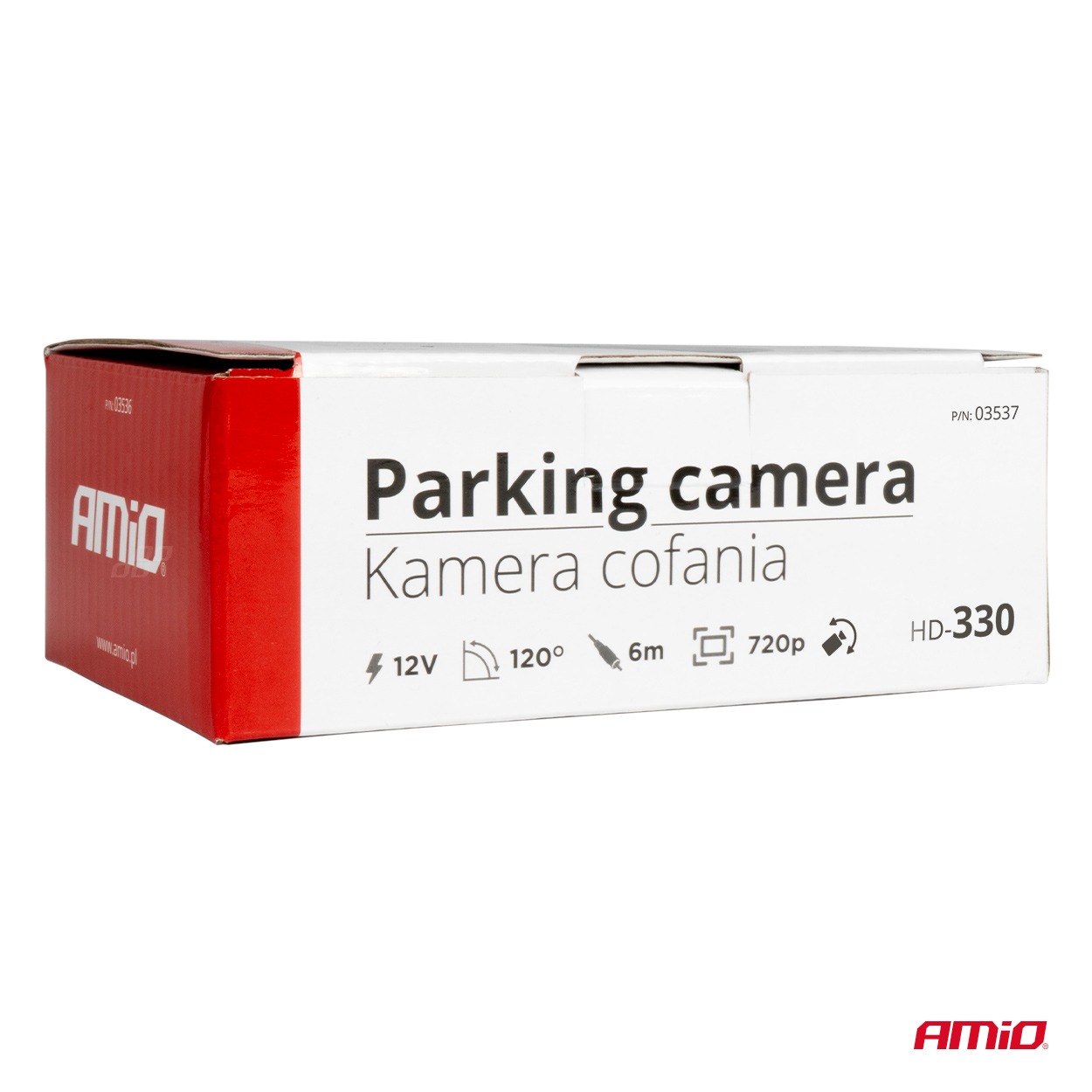 AMIO - Καμερα Οπισθοπορειας 12V 720PHD Με Ρυθμιση Κλισης Τετραγων HD-340 - 1 Tem. (03537/AM) - Thumbnail 6