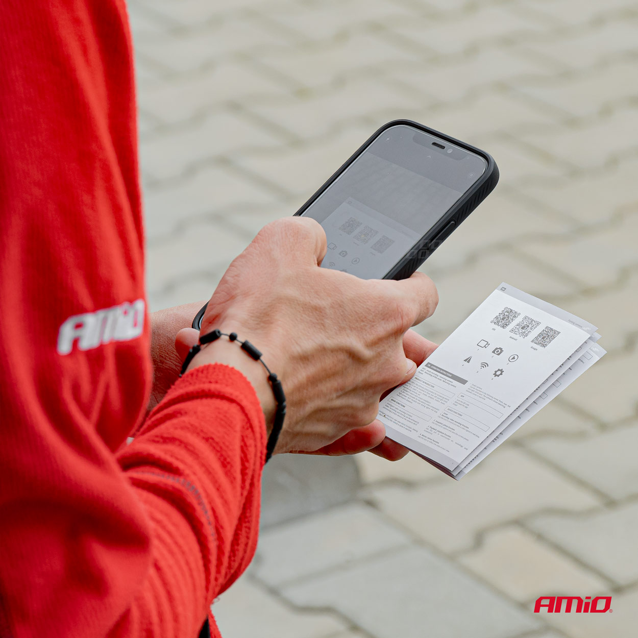 AMIO - Καμερα Οπισθοπορειας 12V Ασυρματη (wifi) Με Δυνατοτητα Συνδεσης Σε Smartphone (ios/android) HD-410 - 1 Tem. (03538/AM) - Thumbnail 3
