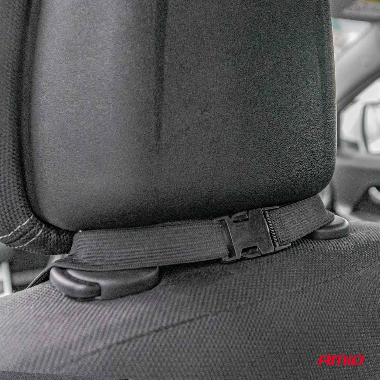 AMIO - Πλατοκαθισμα Θερμαινομενο 12V 98X50CM Αφρωδες Υλικο Και Υφασμα Μαυρο - 1 Τεμ. (03624/AM) - Thumbnail 4