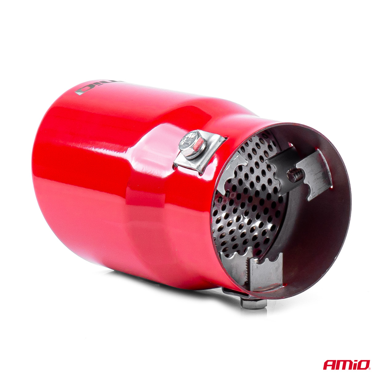 AMIO - Ακρο (μπουκα) Εξατμισης MT-017R Κοκκινο Χρωμα Φ43-62 130X76MM - 1 Τεμ. (03168/AM) - Thumbnail 2