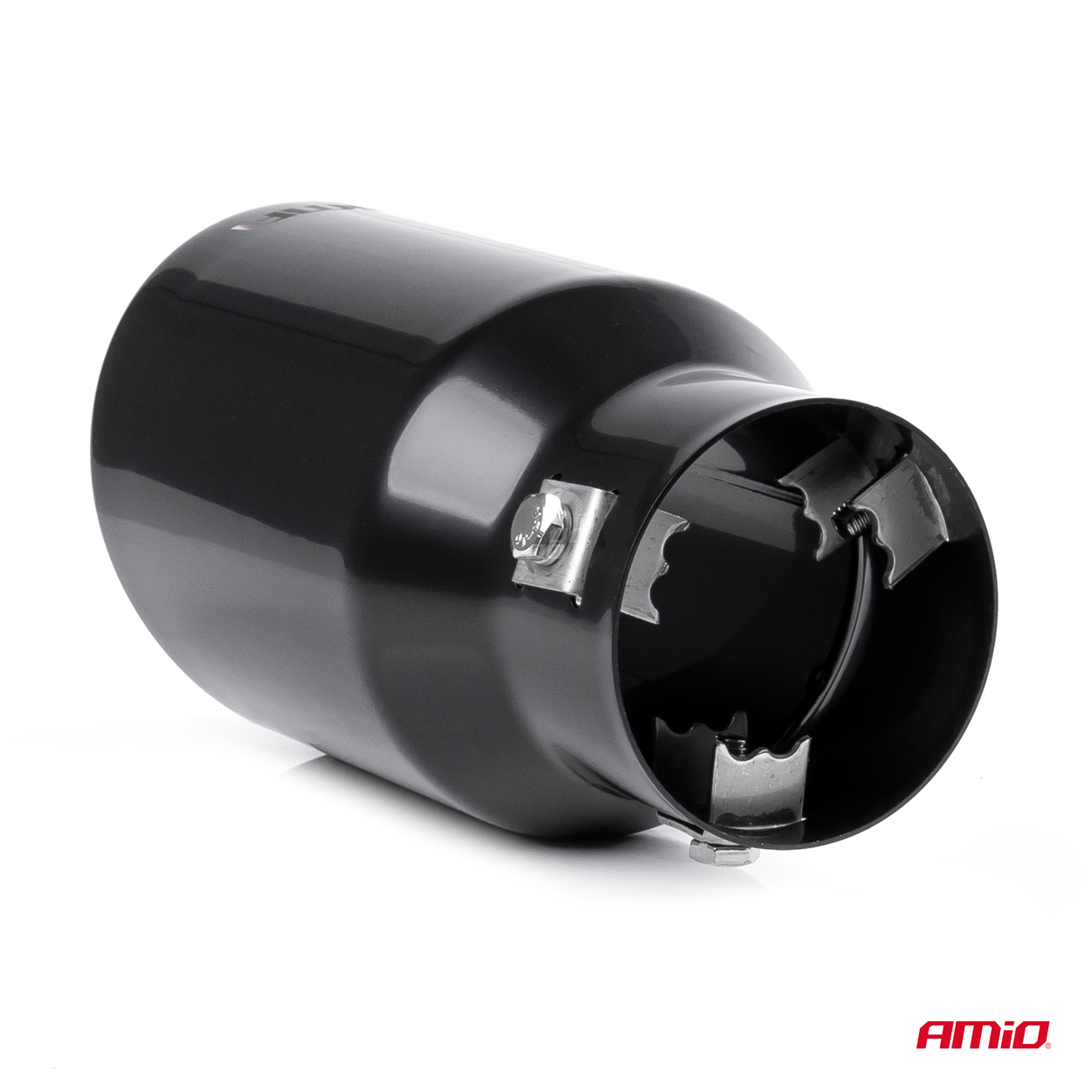 AMIO - Ακρο (μπουκα) Εξατμισης MT-024B Μαυρο Χρωμα Φ43-62 160X89MM - 1 Τεμ. (03169/AM) - Thumbnail 2