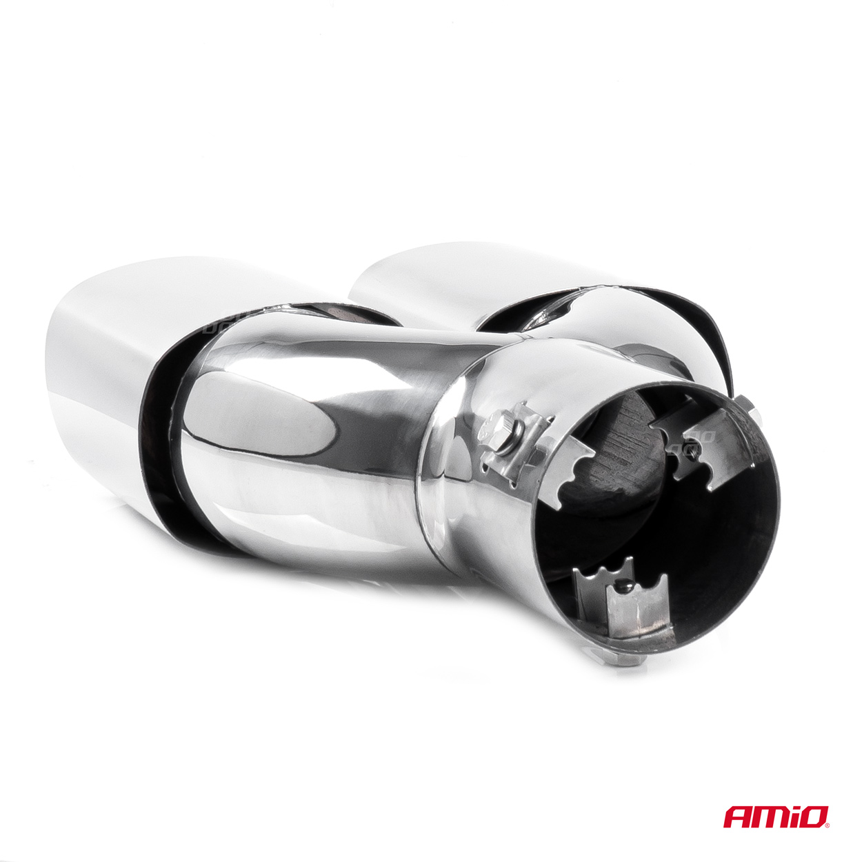 AMIO - Ακρο (μπουκα) Εξατμισης Διπλη Αποληξη MT-025 235X157MM Φ36-54MM - 1 Τεμ. (03170/AM) - Thumbnail 2