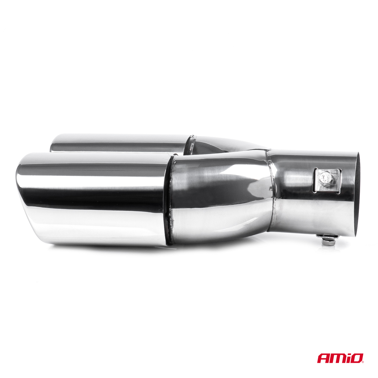 AMIO - Ακρο (μπουκα) Εξατμισης Διπλη Αποληξη MT-025 235X157MM Φ36-54MM - 1 Τεμ. (03170/AM) - Thumbnail 3