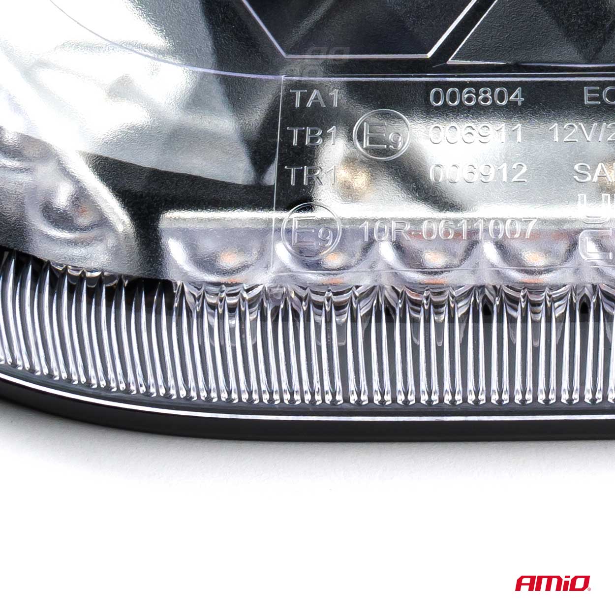 AMIO - Φαρος/μπαρα Mini 12/24V 48SMD LED Πορτοκαλι Με Φις Αναπτηρα & Μαγνητικη Βαση 328X186X50MM - 1 Τεμ. (03336/AM) - Thumbnail 3