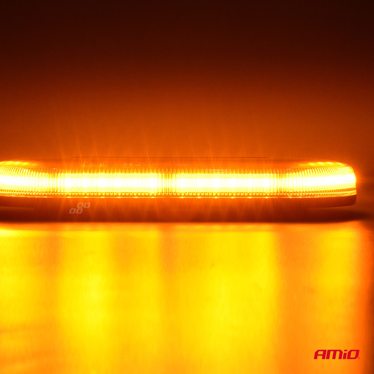 AMIO - Φαρος/μπαρα Mini 12/24V 48SMD LED Πορτοκαλι Με Φις Αναπτηρα & Μαγνητικη Βαση 328X186X50MM - 1 Τεμ. (03336/AM) - Thumbnail 7