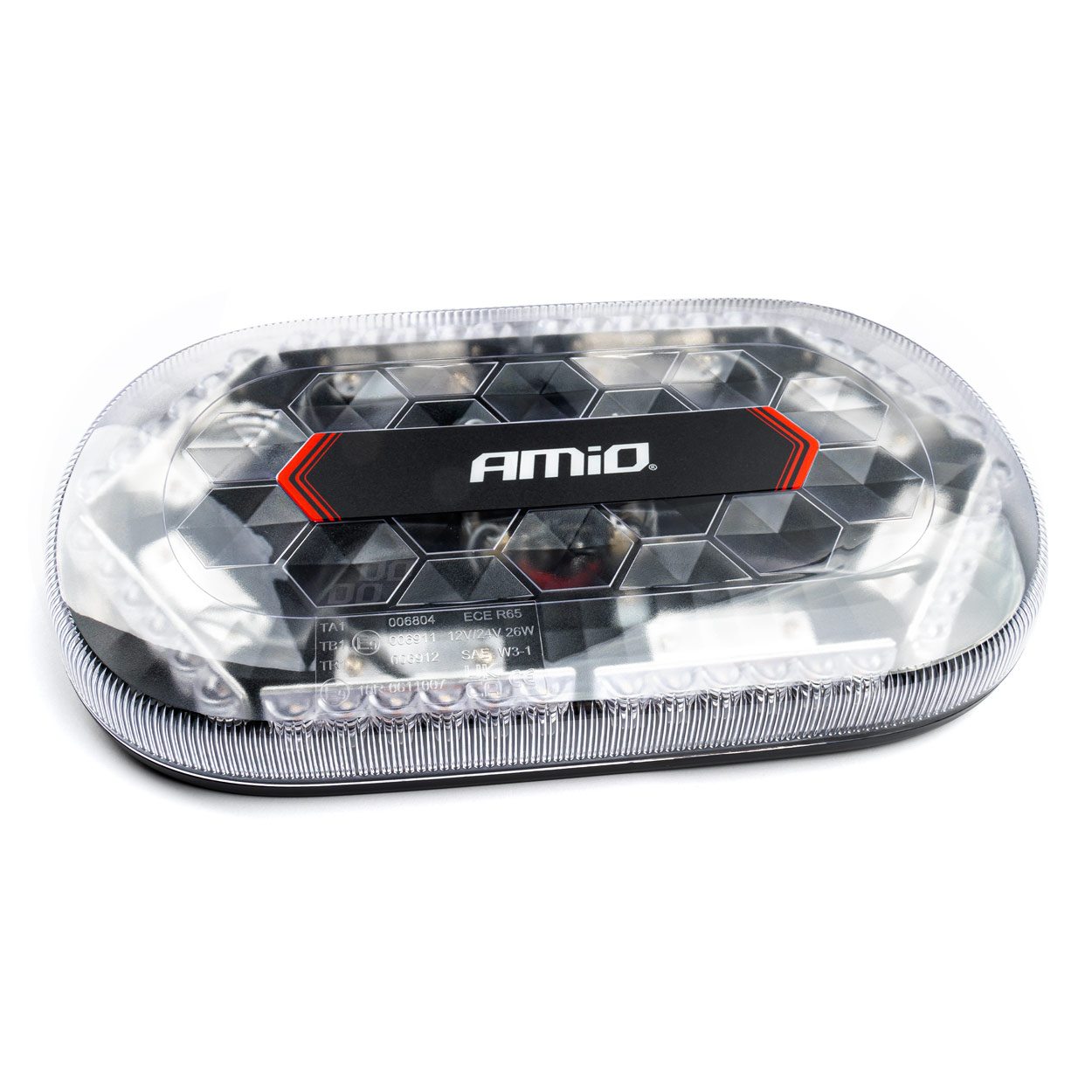AMIO - Φαρος/μπαρα Mini 12/24V 48SMD LED Πορτοκαλι Με Φις Αναπτηρα & Μαγνητικη Βαση 328X186X50MM - 1 Τεμ. (03336/AM) - Thumbnail 8