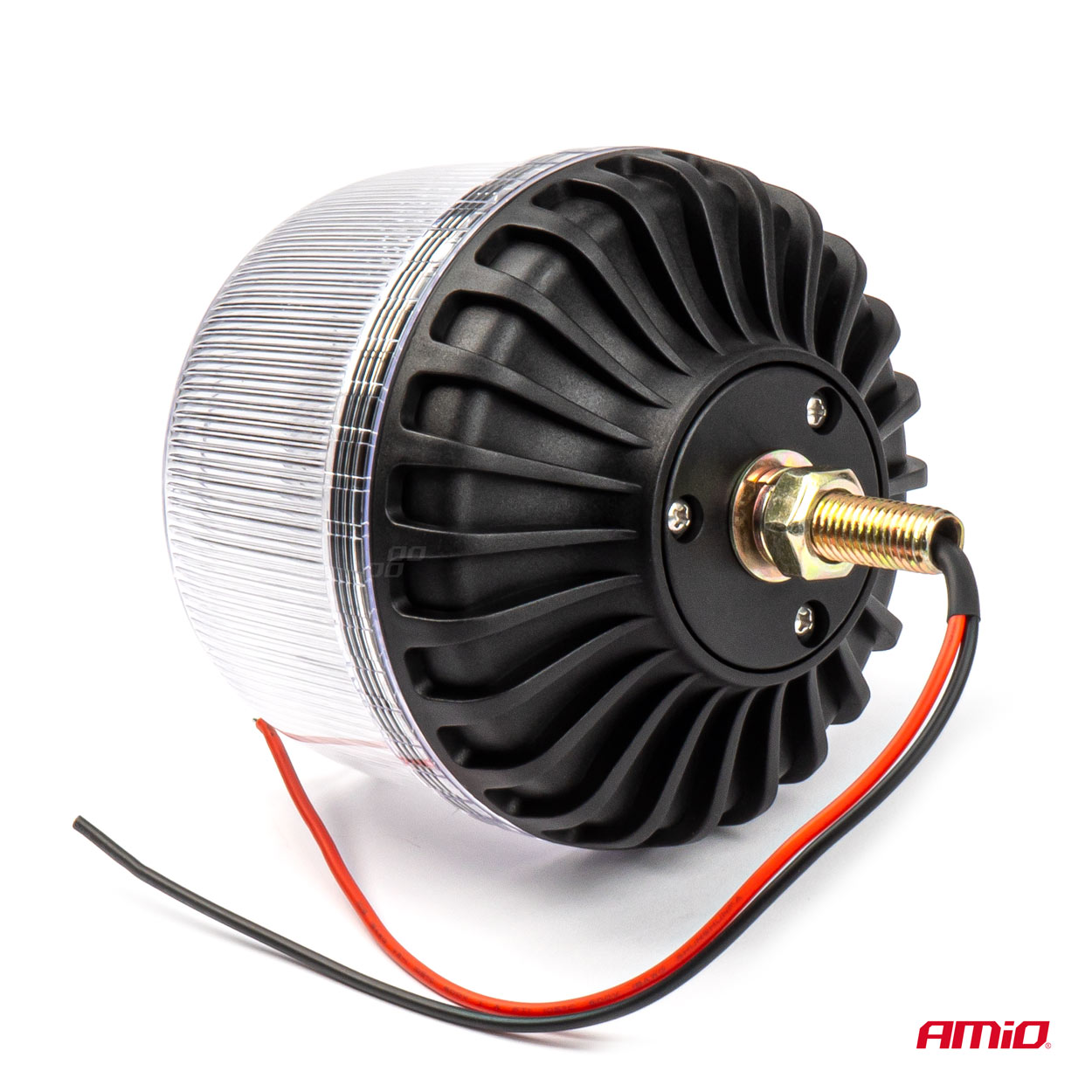 AMIO - Φαρος Diamont W25SB Με Λευκο Καπακι 12/24V 24XSMD LED Πορτοκαλι Βιδωτος 154X126MM - 1 Τεμ. (03339/AM) - Thumbnail 3