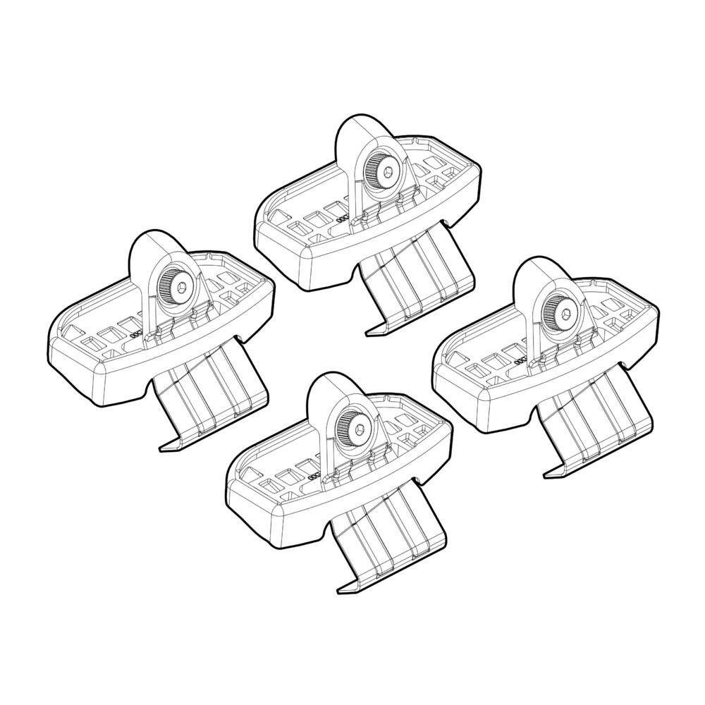 Ακρα Για Μπαρες NORDRIVE Για HONDA Hr-v 11/2021+  - 4 Τεμ. - Thumbnail 2