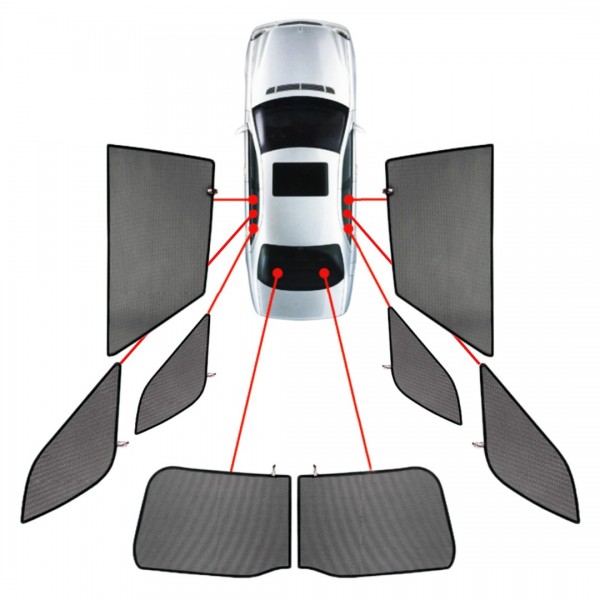 CarShades - ΚΟΥΡΤΙΝΑΚΙΑ CAR SHADES ΓΙΑ BMW X7 (G07) 5D 2018+ - 8ΤΕΜ. (PVC.BMW-X7-5-A)