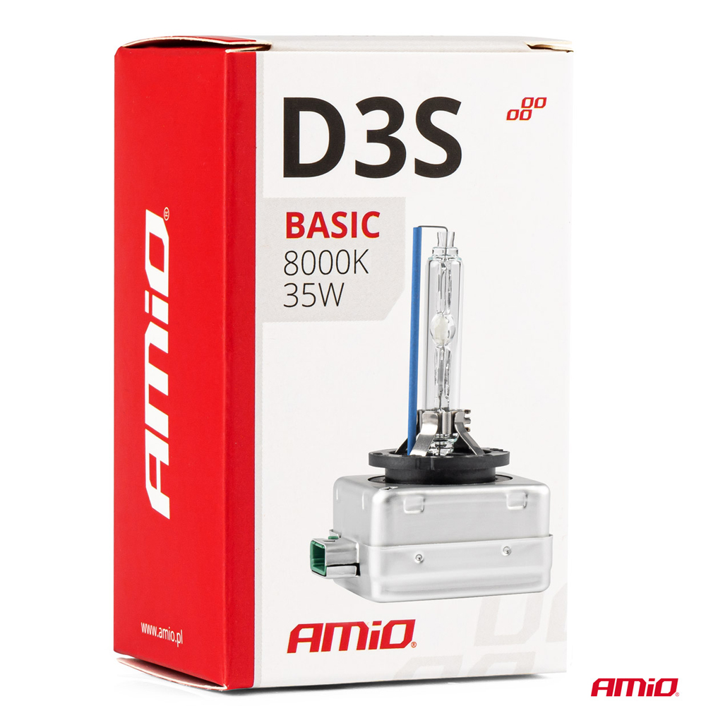AMIO - D3S 12V 8.000K 35W Ανταλλακτικη Λαμπα Basic - 1 Τεμ. (02949/AM) - Thumbnail 3