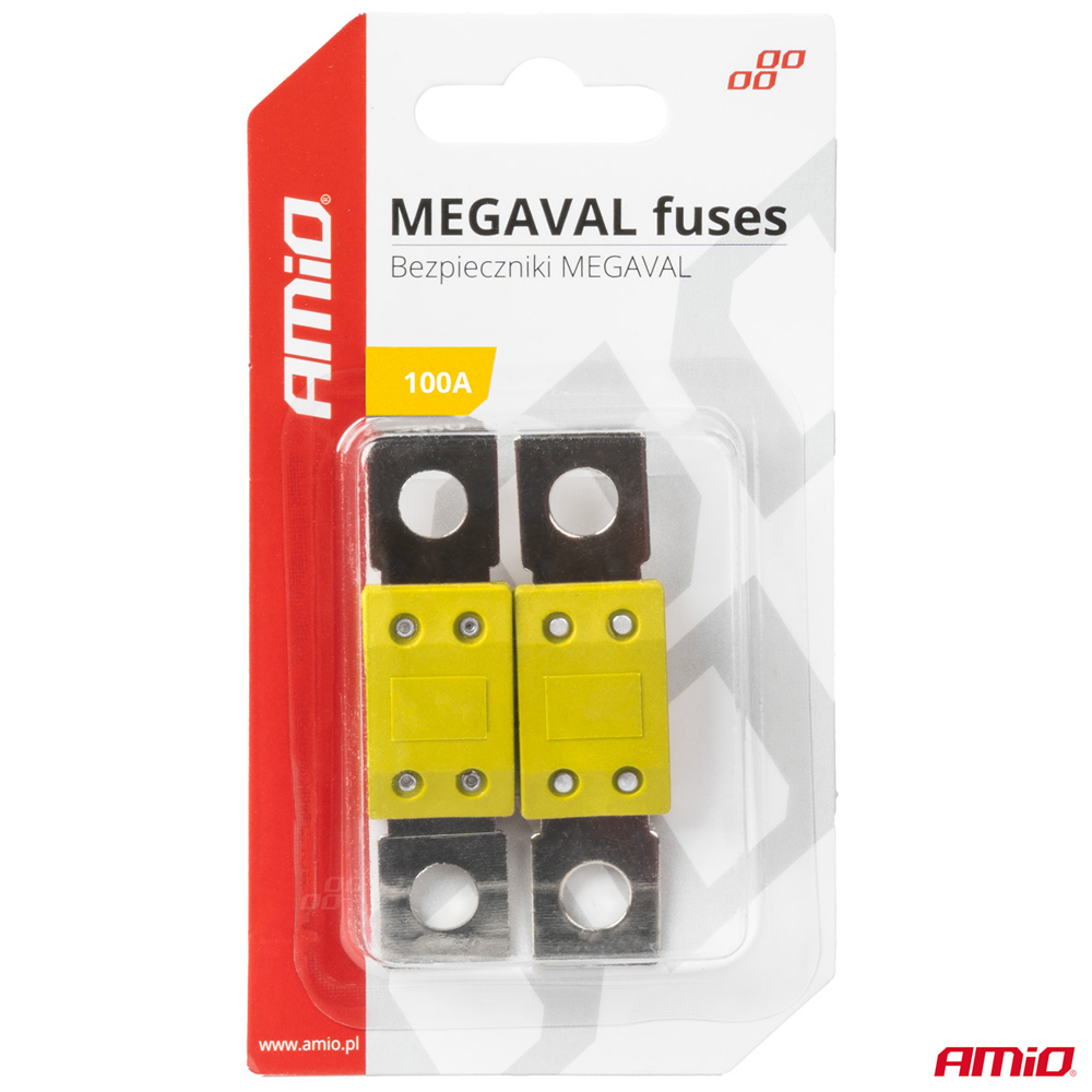 AMIO - Ασφαλειες Megaval 100A - 2 Τεμ. (03463/AM) - Thumbnail 3