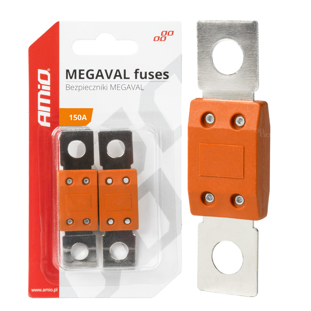 Amio - ΑΣΦΑΛΕΙΕΣ MEGAVAL 150A - 2 Τεμ. (03465/AM)