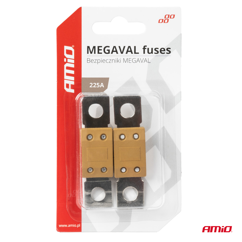 AMIO - Ασφαλειες Megaval 225A - 2 Τεμ. (03468/AM) - Thumbnail 3