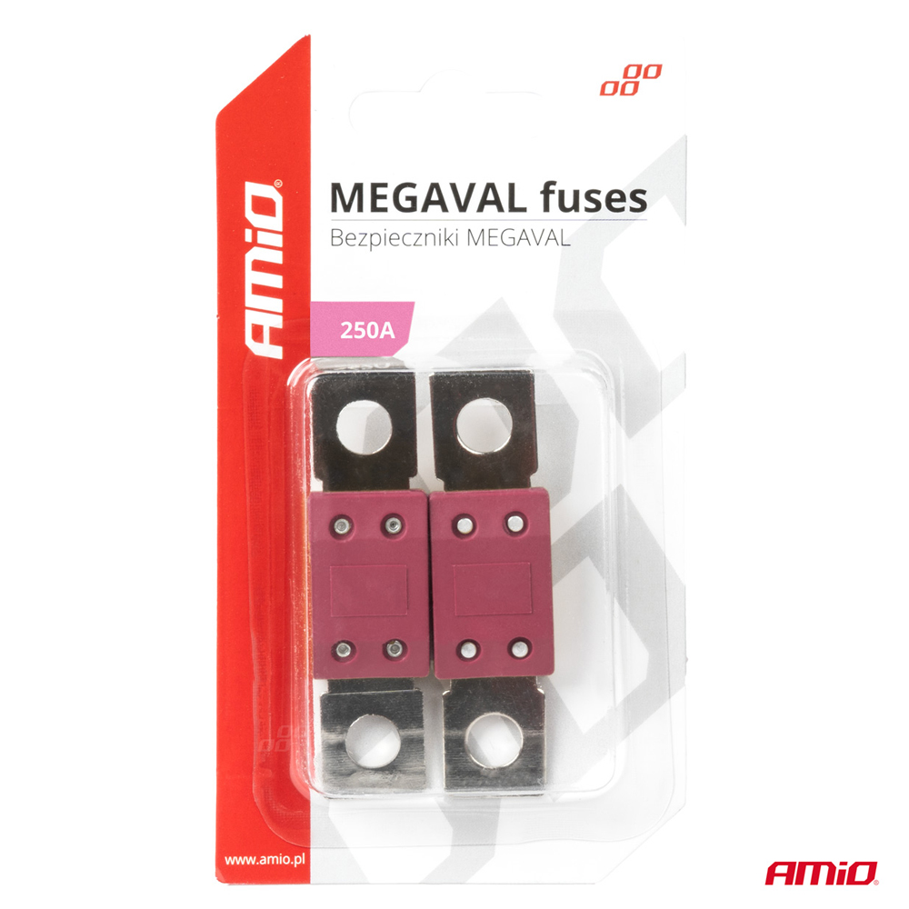 AMIO - Ασφαλειες Megaval 250A - 2 Τεμ. (03469/AM) - Thumbnail 3