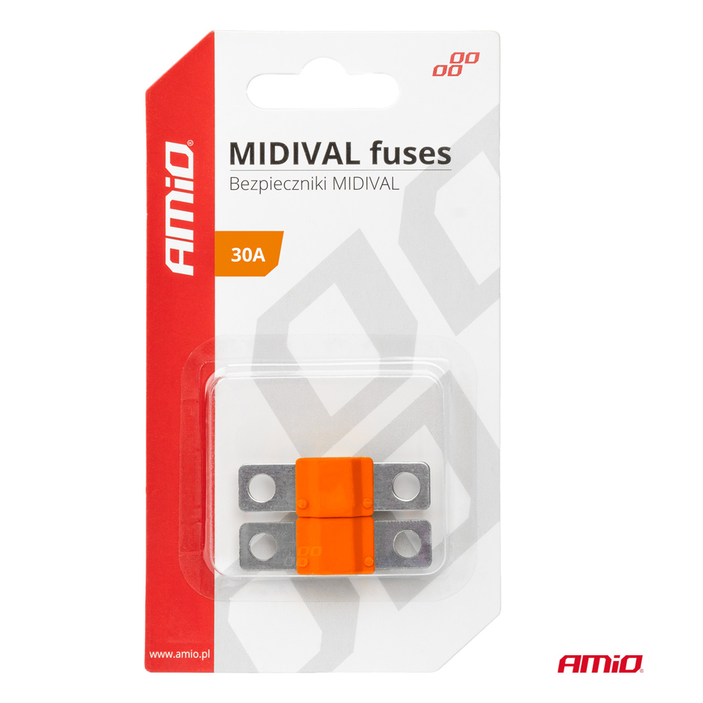 AMIO - Ασφαλειες Midival 30A - 2 Τεμ. (03473/AM) - Thumbnail 3