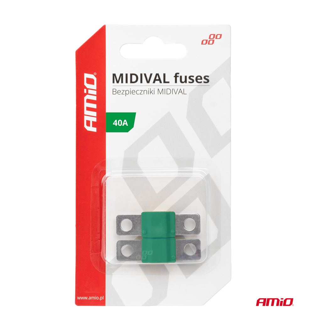 AMIO - Ασφαλειες Midival 40A - 2 Τεμ. (03474/AM) - Thumbnail 3