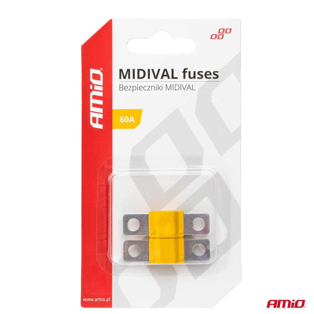 AMIO - Ασφαλειες Midival 60A - 2 Τεμ. (03476/AM) - Thumbnail 3