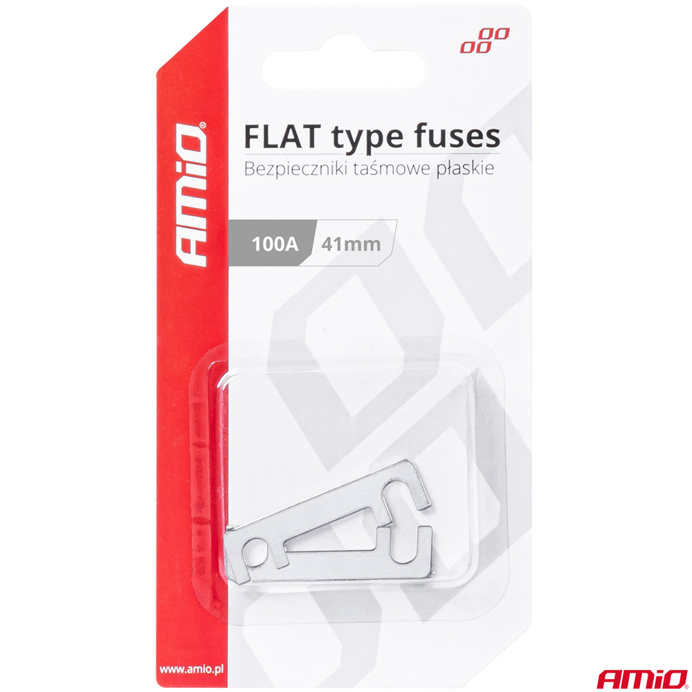 AMIO - Ασφαλειες Flat 41MM 100A - 2 Τεμ. (03494/AM) - Thumbnail 3