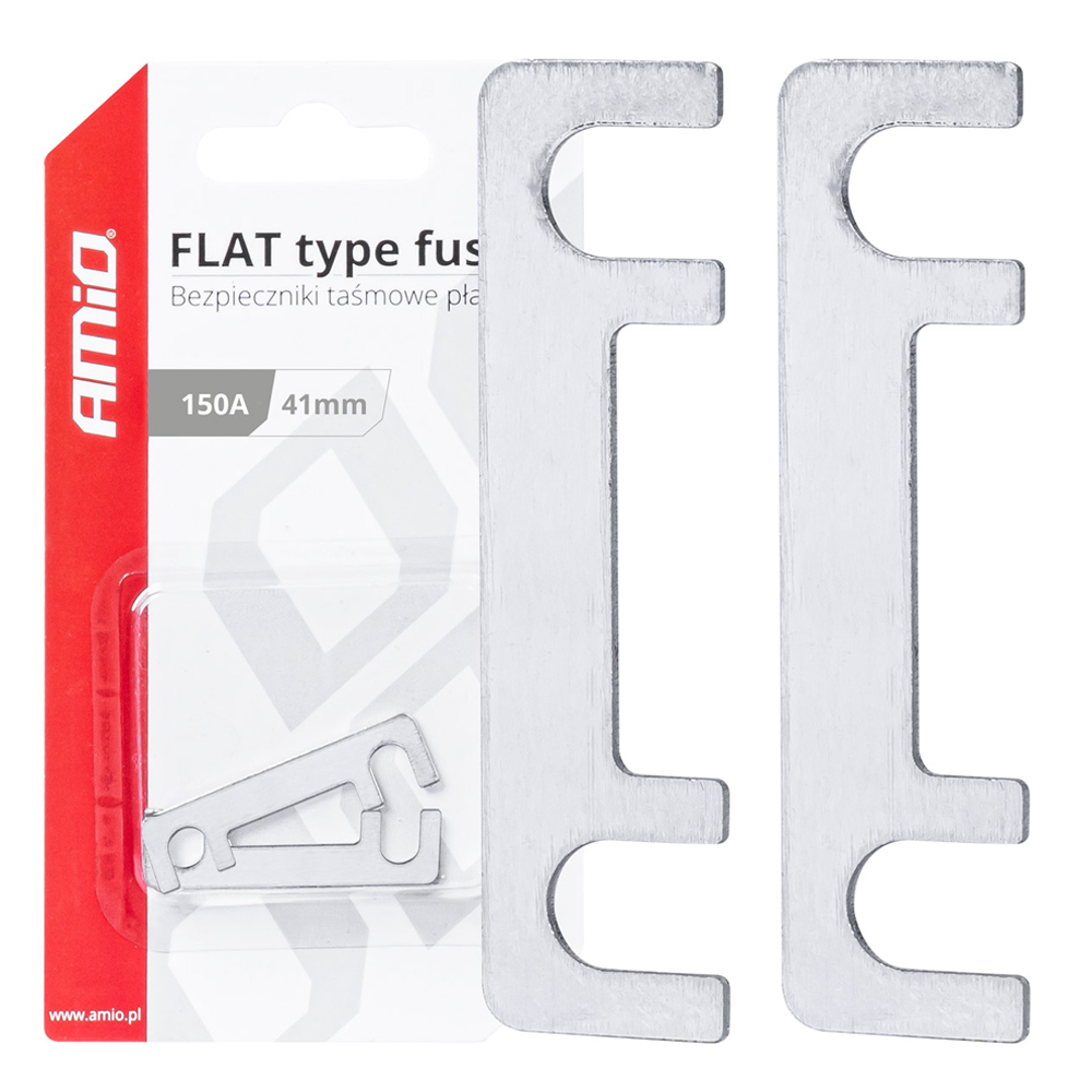 Amio - ΑΣΦΑΛΕΙΕΣ FLAT 41mm 150A - 2 Τεμ. (03495/AM)