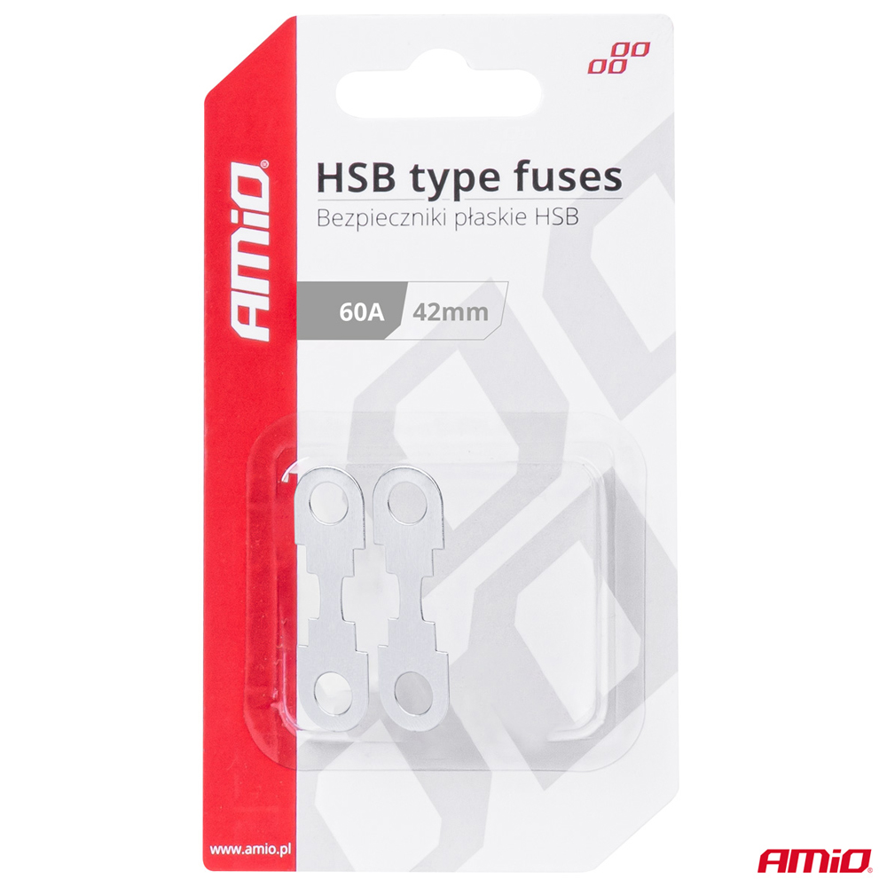 AMIO - Ασφαλειες Flat 42MM 60A - 2 Τεμ. (03500/AM) - Thumbnail 3