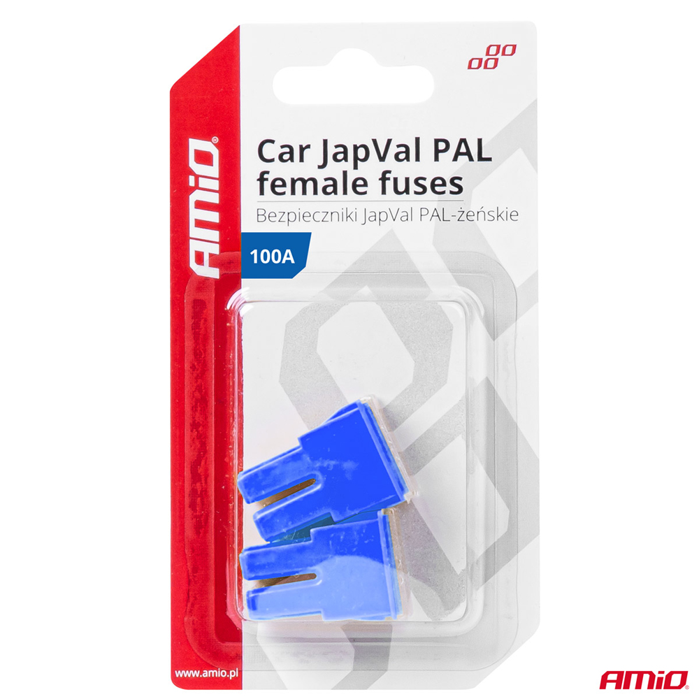 AMIO - Ασφαλειες Japval Pal Θηλυκες 100A Σε Μπλε Χρωμα - 2 Τεμ. (03395/AM) - Thumbnail 3