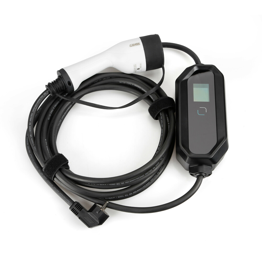 Φορτιστης Ηλεκτρικων Αυτοκινητων Type 2 Charging Station Με Οικιακη Πριζα 230V & Καλωδιο 5M LAMPA - 1 Τεμ. - Thumbnail 3