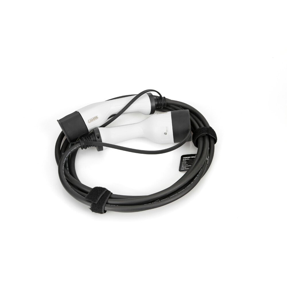 Φορτιστης Ηλεκτρικων Αυτοκινητων Type 2 Charging Cable 32A 22KW 380VAC Τριφασικο Ρευμα &  Καλωδιο 5M LAMPA - 1 Τεμ. - Thumbnail 2