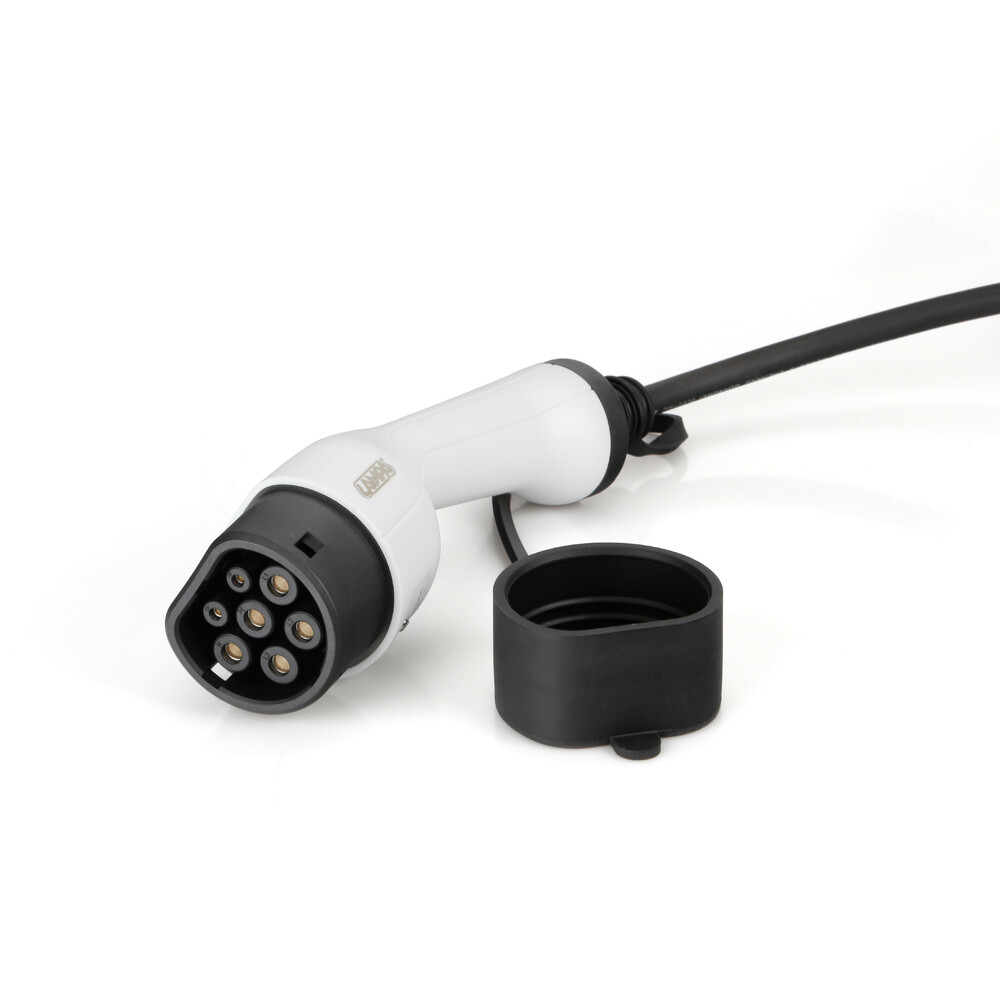 Φορτιστης Ηλεκτρικων Αυτοκινητων Type 2 Charging Cable 32A 22KW 380VAC Τριφασικο Ρευμα &  Καλωδιο 5M LAMPA - 1 Τεμ. - Thumbnail 3