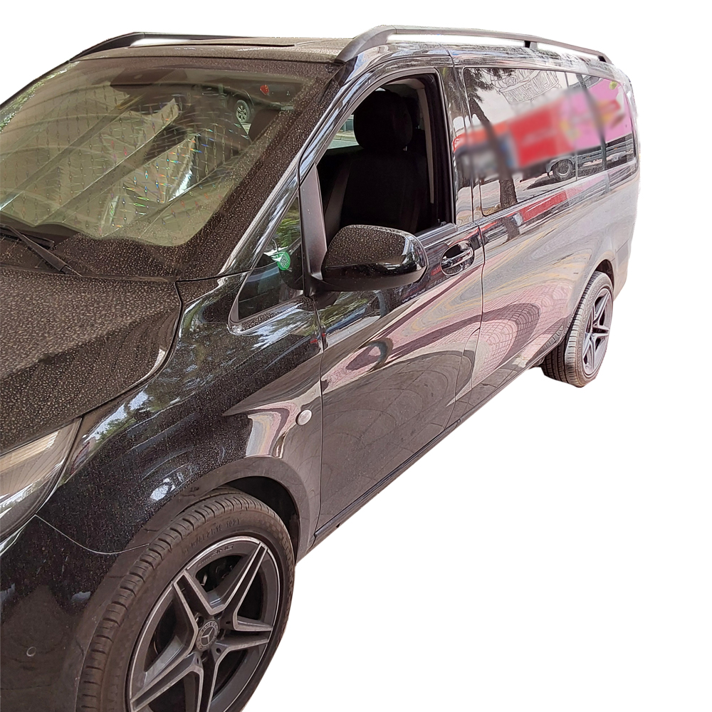 Μπαρες Οροφης Για Mercedes Vito / Viano W639/W447 2003+ Παραλληλες Αλουμινιου L2 Μαυρες OMTEC - 2 Τεμ. - Thumbnail 4