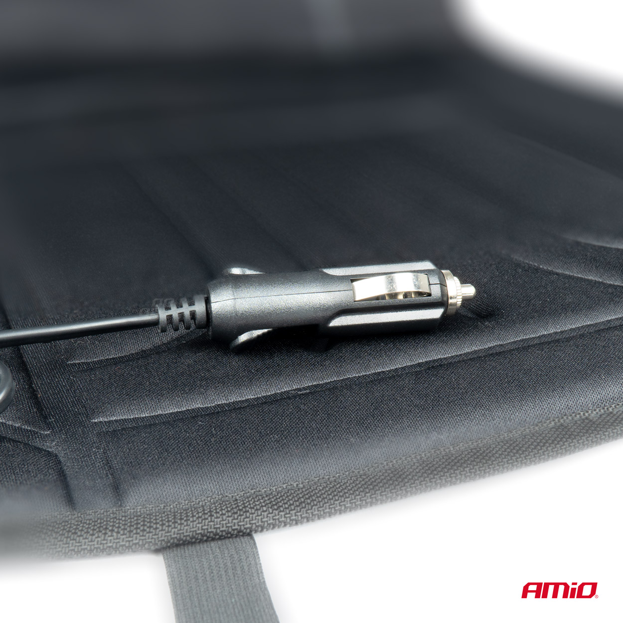 AMIO - Πλατοκαθισμα Θερμαινομενο 12V 98X48CM Αφρωδες Υλικο Και Υφασμα Μαυρο - 1 Τεμ. (03623/AM) - Thumbnail 6