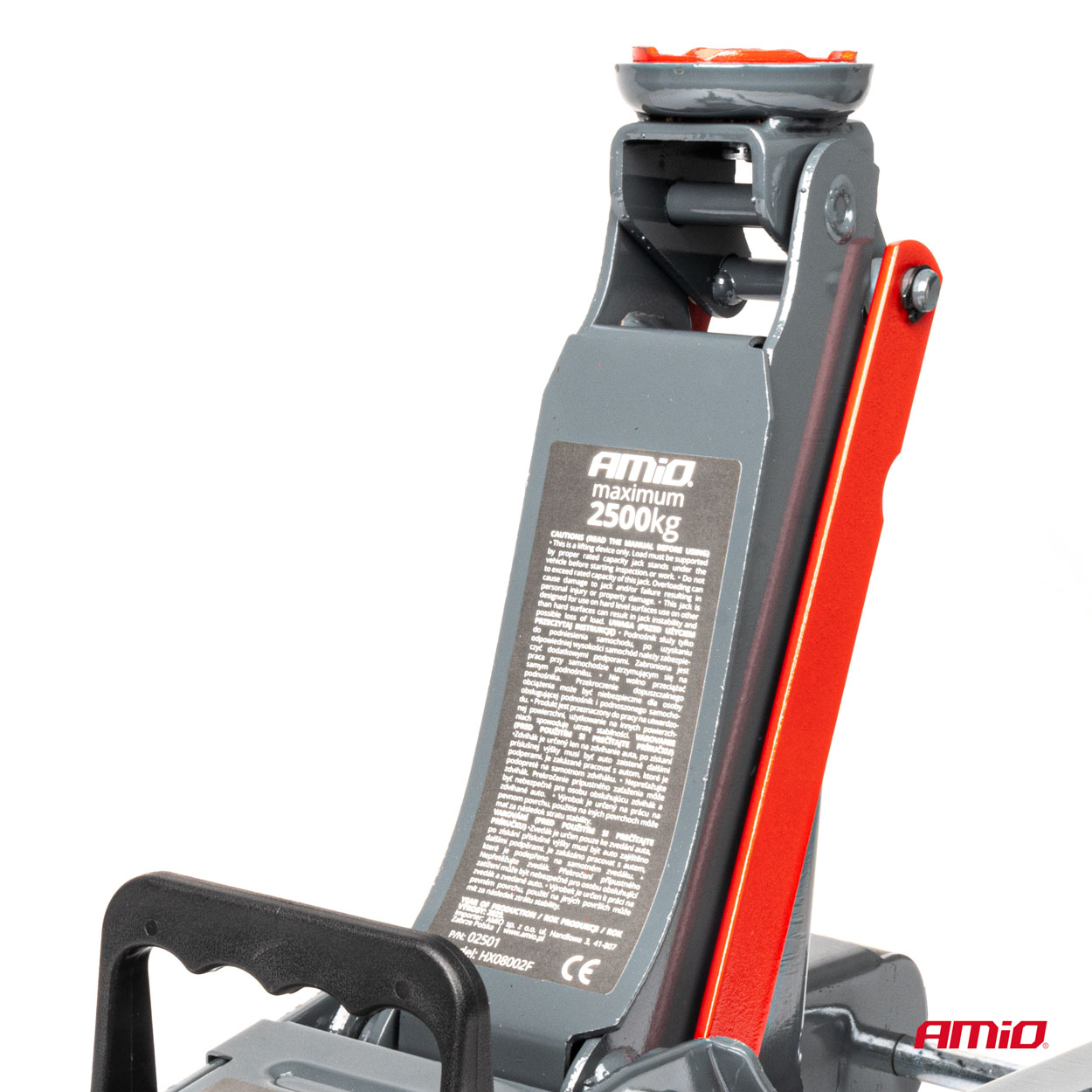 AMIO - Γρυλος Υδραυλικος Με Ροδες 2.000KG (υψος 85-375MM) - 1 Τεμ. (02501/AM) - Thumbnail 3