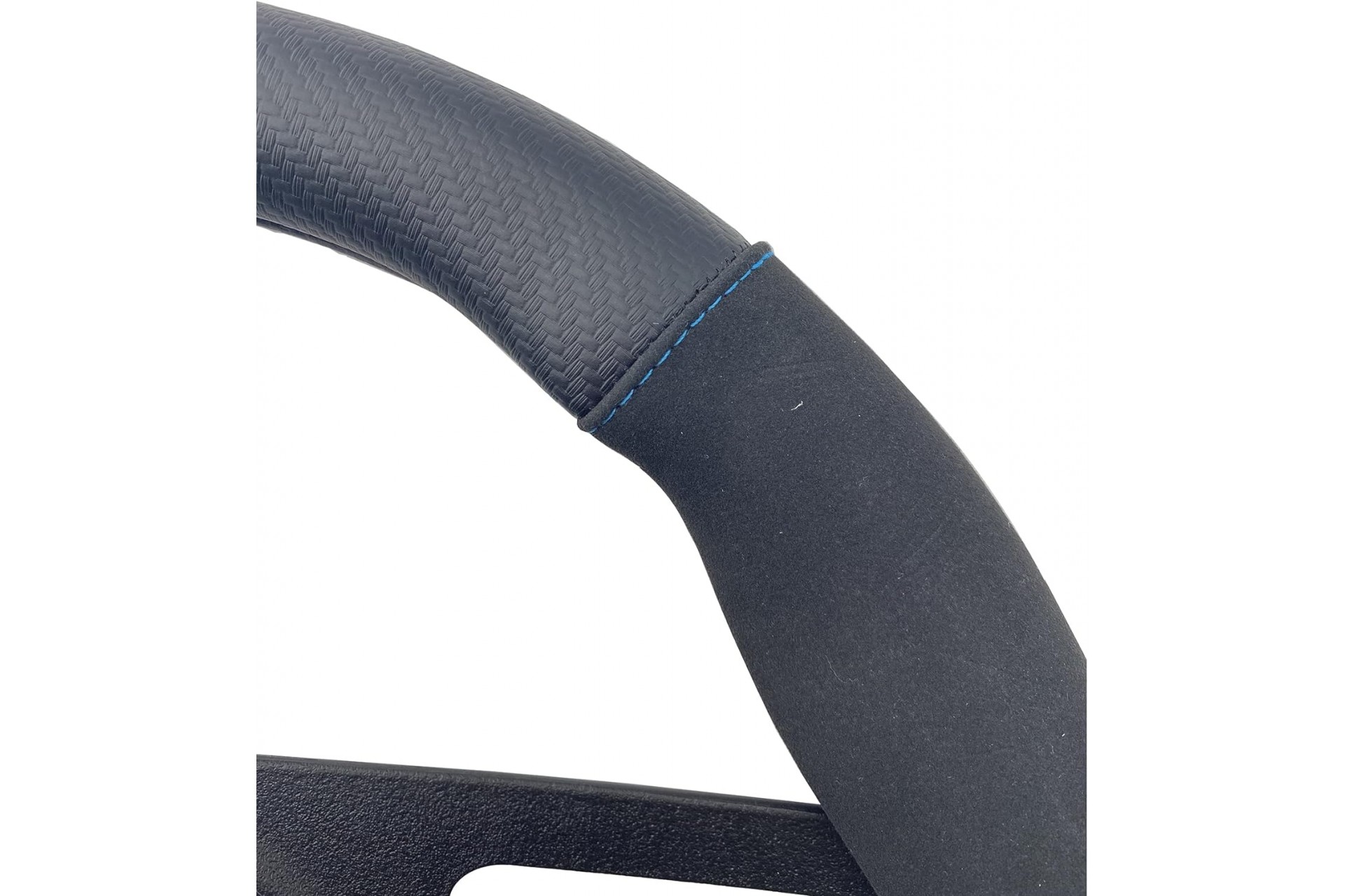 Καλυμμα Τιμονιου Sporty Carbon Look Μαυρο/μπλε Οικολογικο Δερμα 37-39CM SIMONI RACING  - 1 Τεμ. - Thumbnail 2