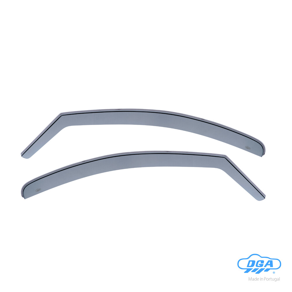 Ζευγαρι Μπροστινοι Ανεμοθραυστες Για Peugeot 206 5D 1998-2007 / 206 Sw 1998-2007 / 206+ 5D 2009-2011 Απο Ευκαμπτο Χυτο Ακρυλικο Γυαλι (cast Acrylic Glass) DGA - 2 Τεμ