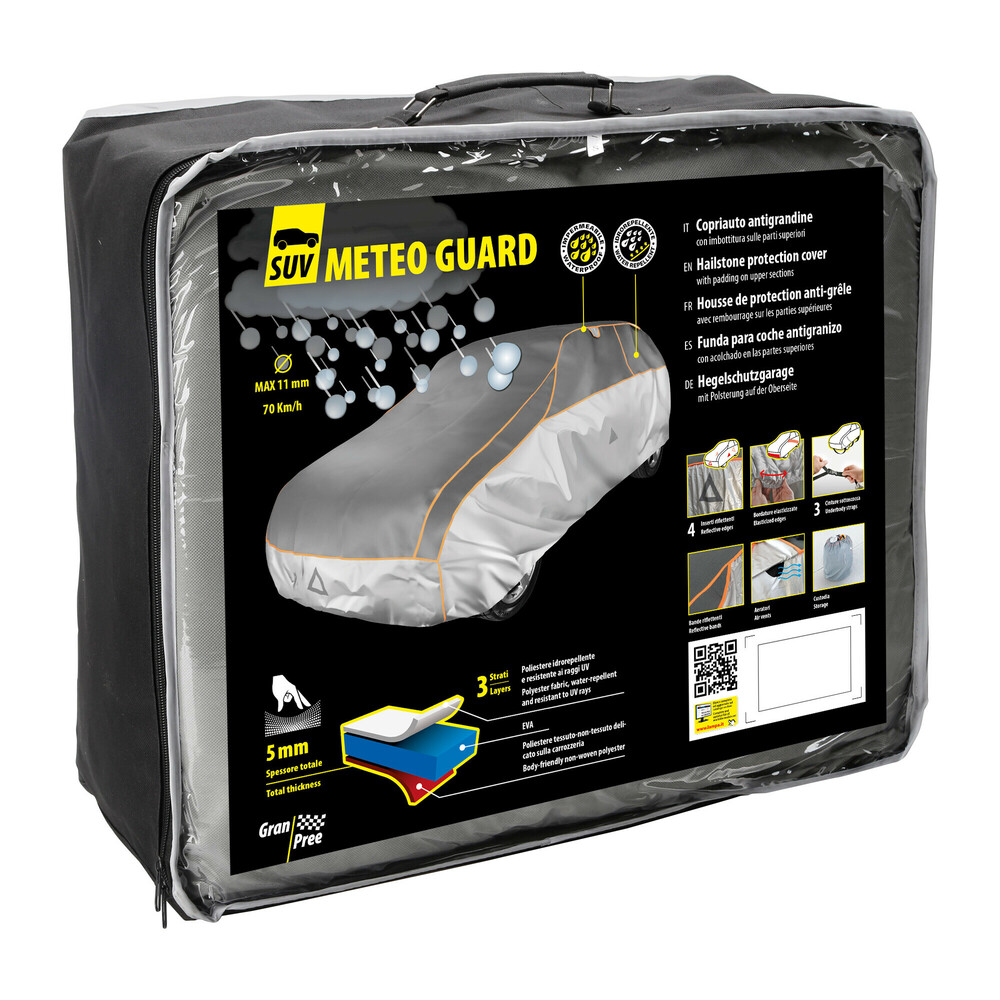 Κουκουλα Αυτοκινητου Για Χαλαζι (max 11MM/70KM/H) Suv Meteo Guard Mg-suv-χl 520X185X155CM LAMPA - 1 Τεμ. - Thumbnail 8