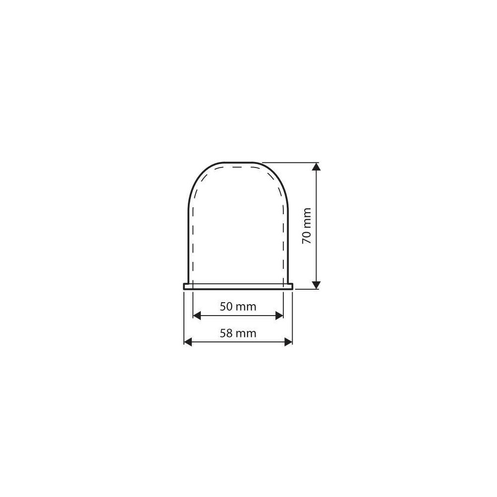 Καπακι Κοτσαδορου Πλαστικο (ABS) 70X58MM Αδιαβροχο Μαυρο Γυαλιστερο LAMPA - 1 Τεμ. - Thumbnail 4