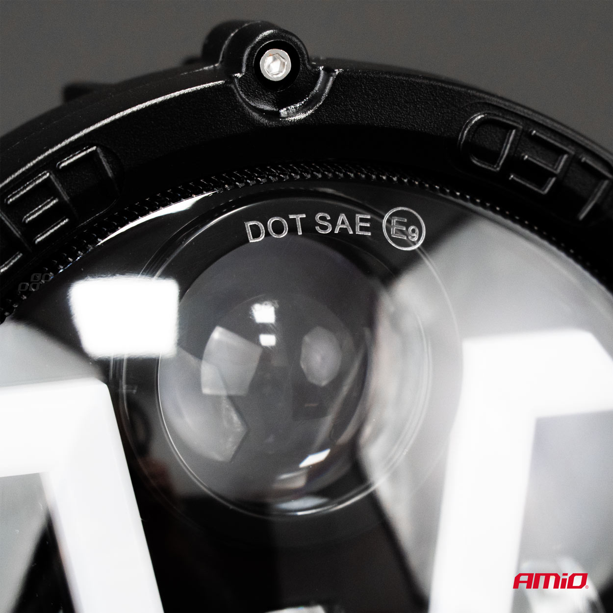 AMIO - Προβολεας Εργασιας Στρογγυλος V-light 5.500LM 9>36V 60W 6.000K Φ198X172X60MM 4 Χρησεων - 1 Τεμ. (03697/AM) - Thumbnail 2