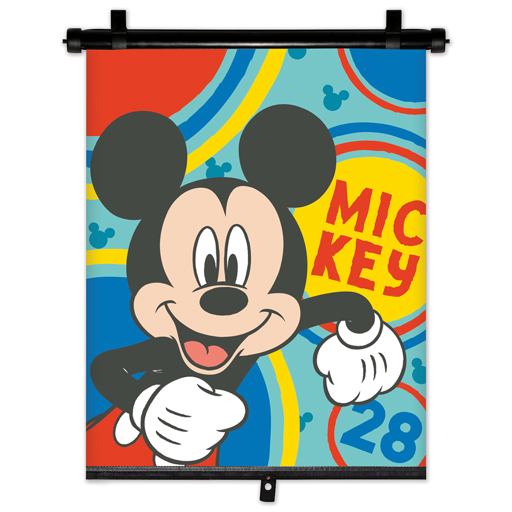 AMIO - Κουρτινακι Ηλιοπροστασιας Σε Ρολο Mickey 36X45CM Για Πλαινο Τζαμι/πισω Παρμπριζ - 1 Τεμ. (S59344/AM)