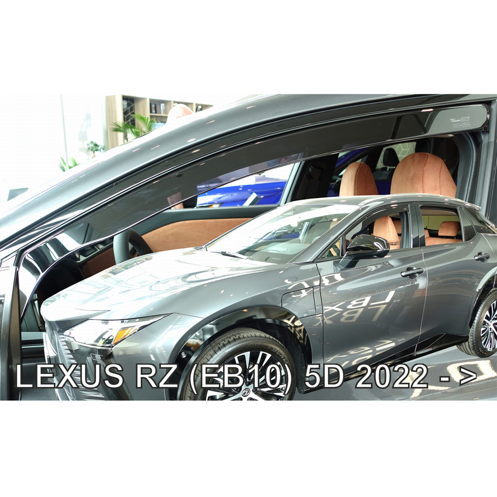 Ανεμοθραυστες Για Lexus Rz (EB10) 5D 2022+ Ζευγαρι Απο Ευκαμπτο Φιμε Πλαστικο HEKO - 2 Τεμ.
