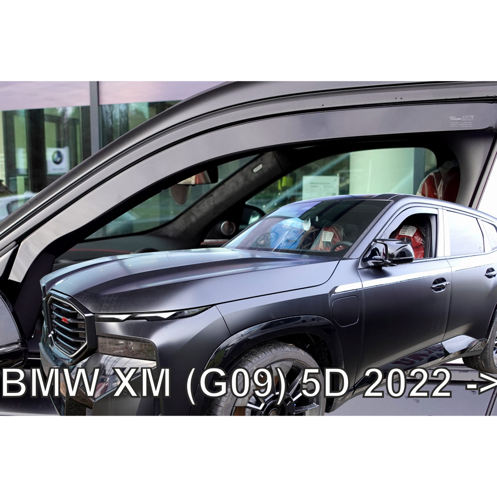 Ανεμοθραυστες Για Bmw Σειρα 5 / I5 G60 4D 2023+ Ζευγαρι Απο Ευκαμπτο Φιμε Πλαστικο HEKO - 2 Τεμ.