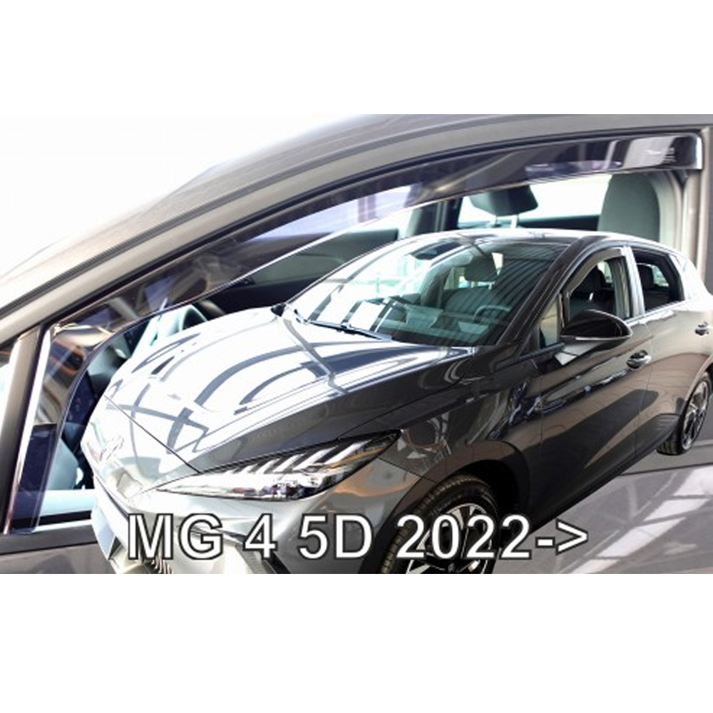 Ανεμοθραυστες Για Mg 4 5D 2022+ Ζευγαρι Απο Ευκαμπτο Φιμε Πλαστικο HEKO - 2 Τεμ
