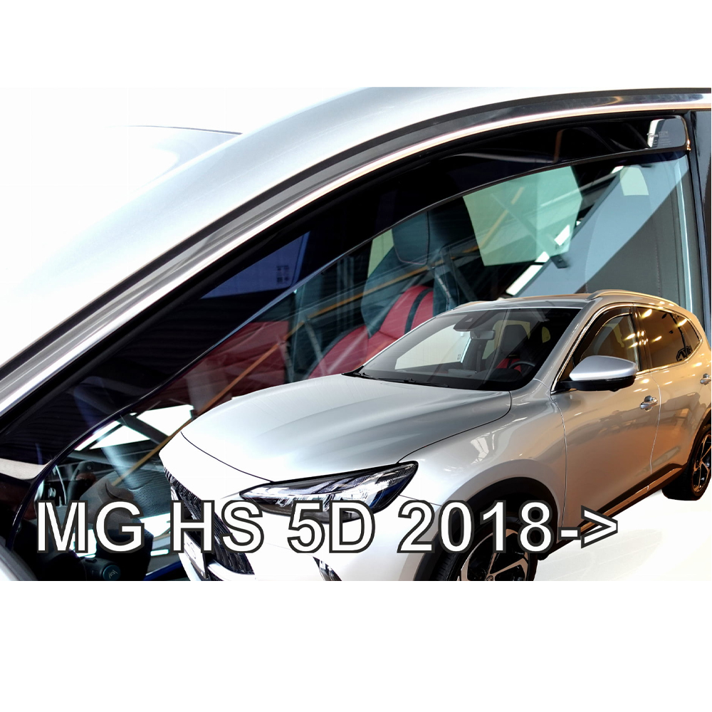 Ανεμοθραυστες Για Mg Hs 5D 2018+ Ζευγαρι Απο Ευκαμπτο Φιμε Πλαστικο HEKO - 2 Τεμ