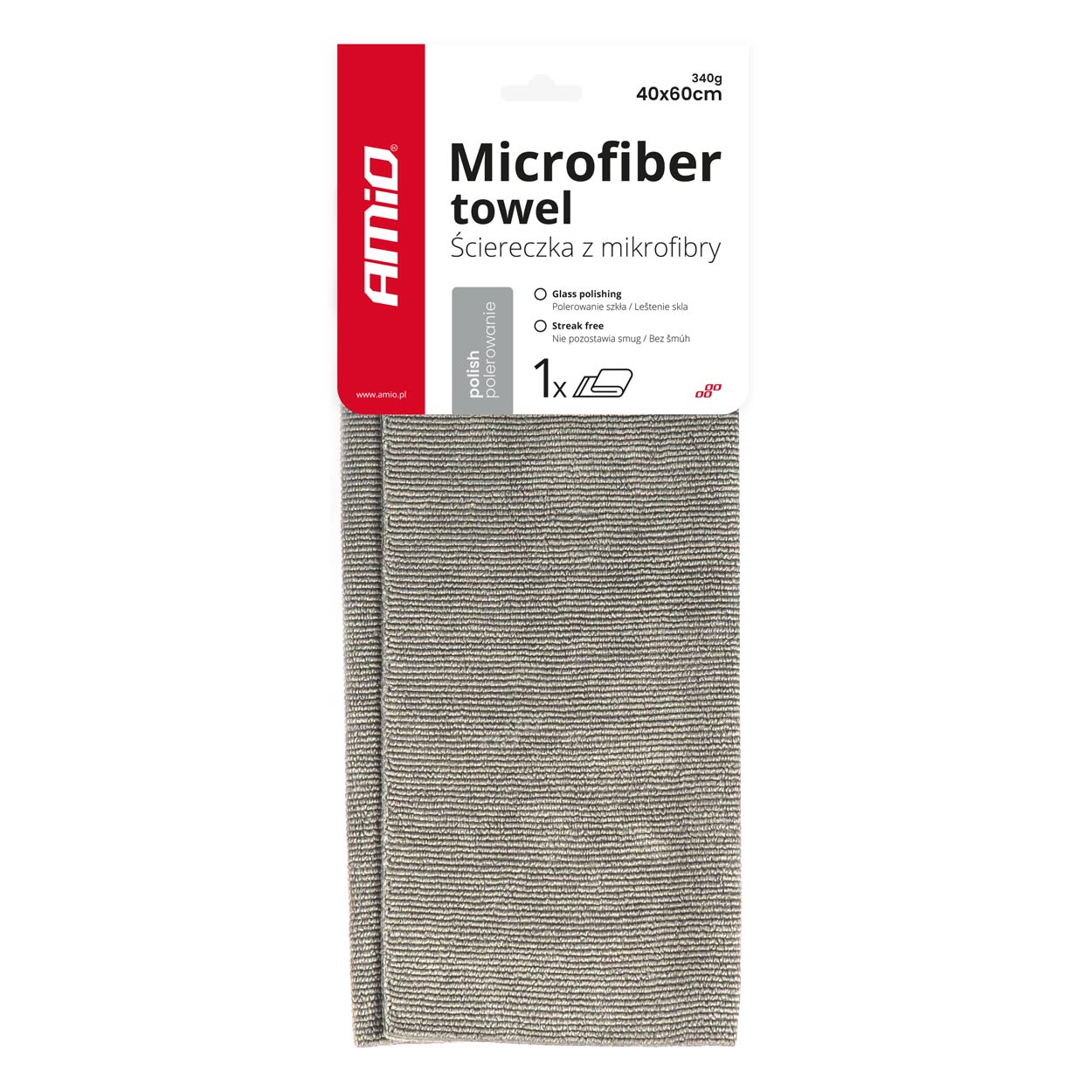 Amio - ΠΑΝΑΚΙ ΓΥΑΛΙΣΜΑΤΟΣ ΜΙΚΡΟΦΙΜΠΡΑ 40x60cm 340g/m2 - 1 Τεμ. (03743/AM)