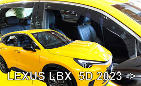 Ανεμοθραυστες Για Lexus Lbx 5D 2023+ Σετ Αυτοκινητου Απο Ευκαμπτο Φιμε Πλαστικο HEKO - 4 Τεμ.