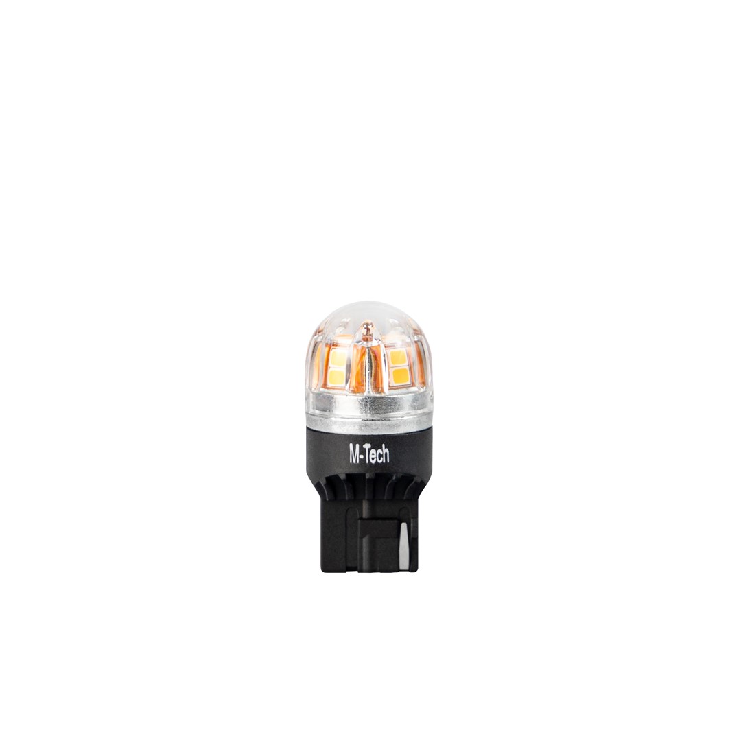 W21W (T20) 12/24V W3X16D 15X2835SMD LED Can-bus Πορτοκαλι Platinium M-TECH -   1 Τεμ - Thumbnail 2