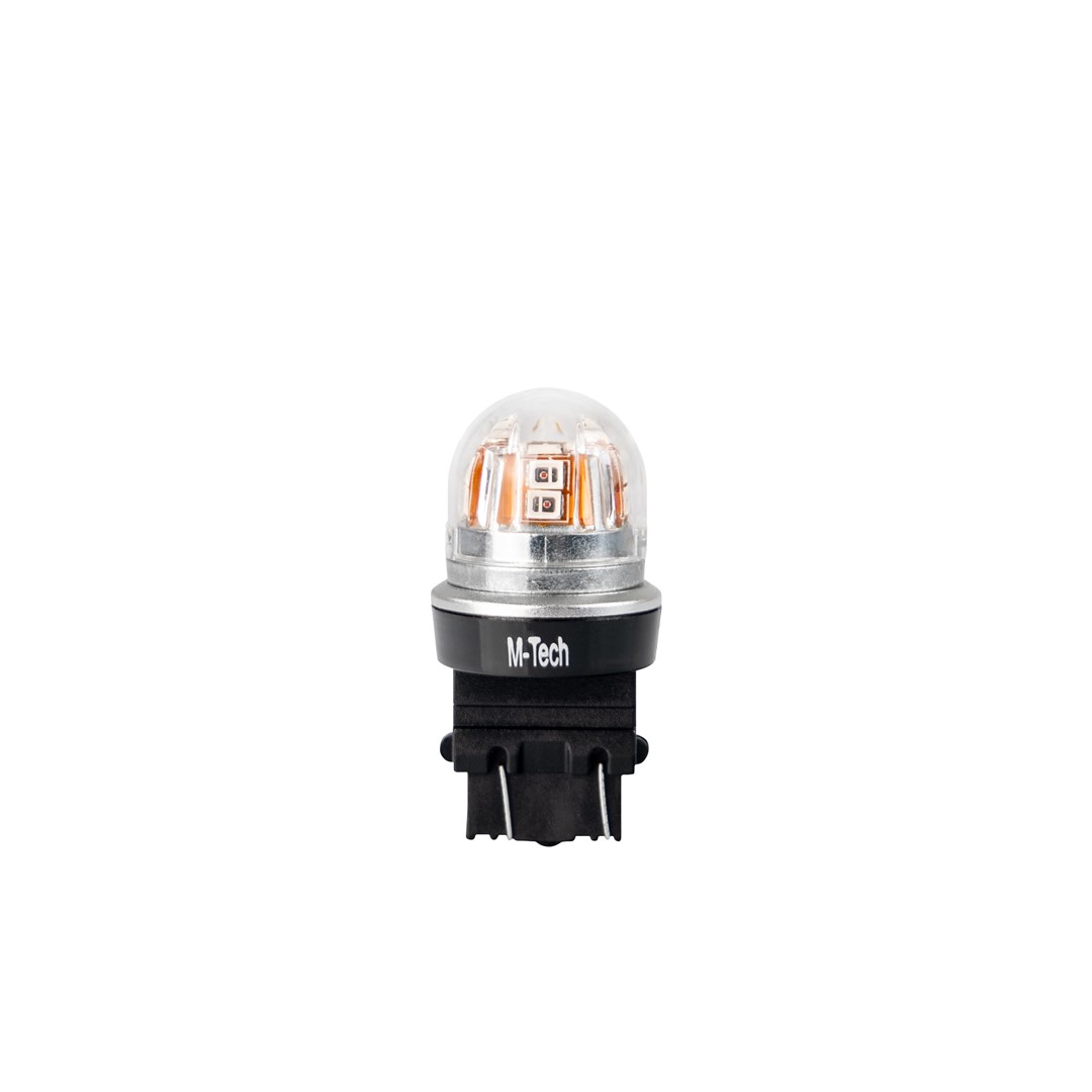 P27/7W 12/24V W2.5X16Q 15X2835SMD LED Can-bus Κοκκινο Platinium M-TECH -   1 Τεμ - Thumbnail 2