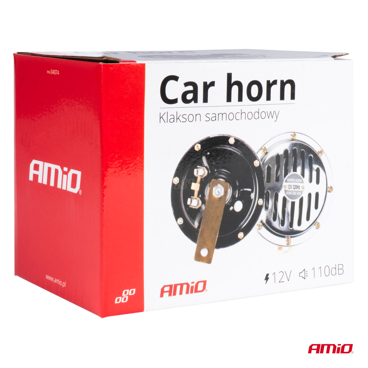 AMIO - Κορνα Αυτοκινητου/τρακτερ 12V 110DB - 1 Τεμ. (04074/AM) - Thumbnail 4