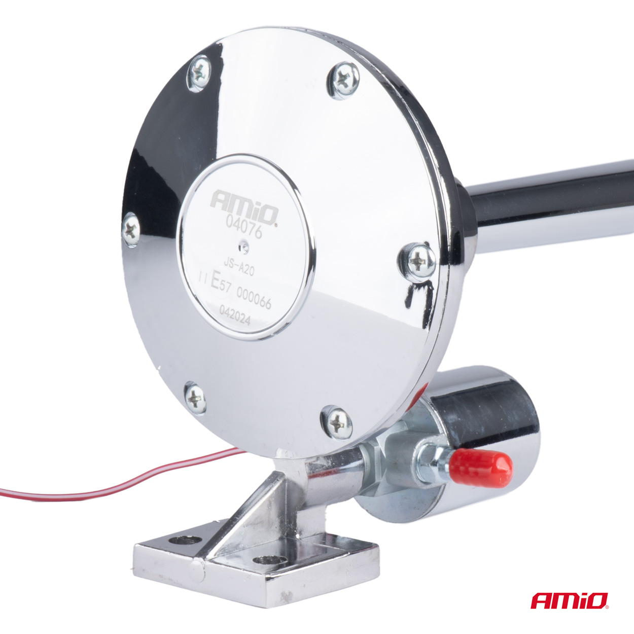 AMIO - Κορνα Πνευματικη Μονη 12/24V 150DB Μηκος:64 Cm Χρωμιο - 1 Τεμ. (04076/AM) - Thumbnail 3